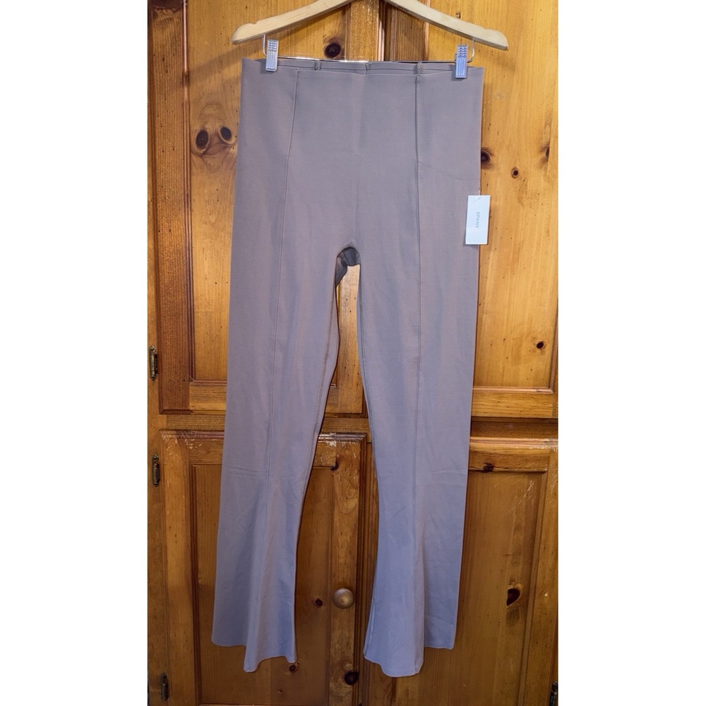 SPANX Women's XL BB Smooth Front Micro Flare PerfectFit Ponte Pants 50976R Smoke